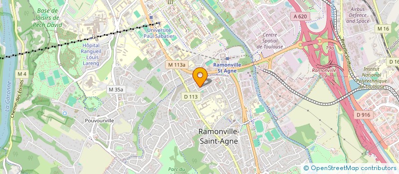 localisation de l'entreprise TECHNOPOLIS à RAMONVILLE-SAINT-AGNE