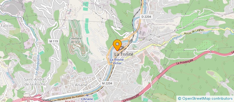 localisation de l'entreprise TECHNOPOOL SARL à LA TRINITE