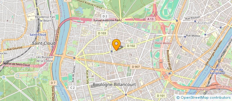 localisation de l'entreprise TECHNOPOST à BOULOGNE-BILLANCOURT