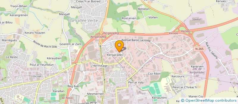 localisation de l'entreprise TECHNOPROD à GOUESNOU