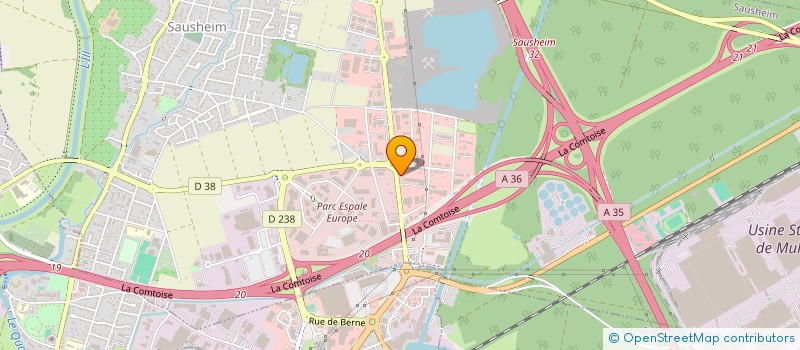 localisation de l'entreprise TECHNOPURE à SAUSHEIM