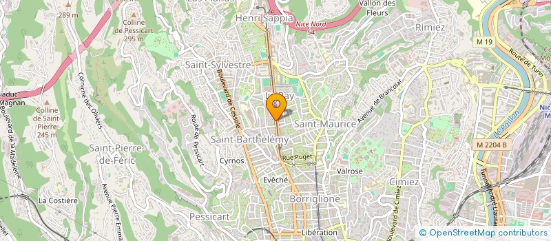 localisation de l'entreprise TECHNORENOV à NICE