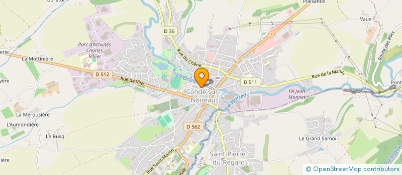 localisation de l'entreprise TECHNORMANDIE  CONDE-EN-NORMANDIE