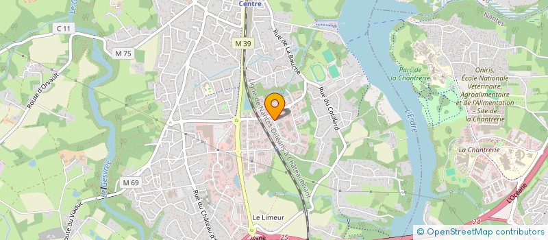 localisation de l'entreprise TECHNOROP AUTOMATION à LA CHAPELLE-SUR-ERDRE