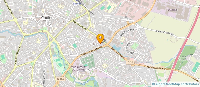 localisation de l'entreprise TECHNOS SERVICES à CHOLET