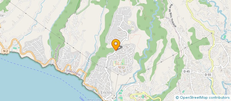 localisation de l'entreprise TECHNOSANTE CARAIBES  SCHLCHER