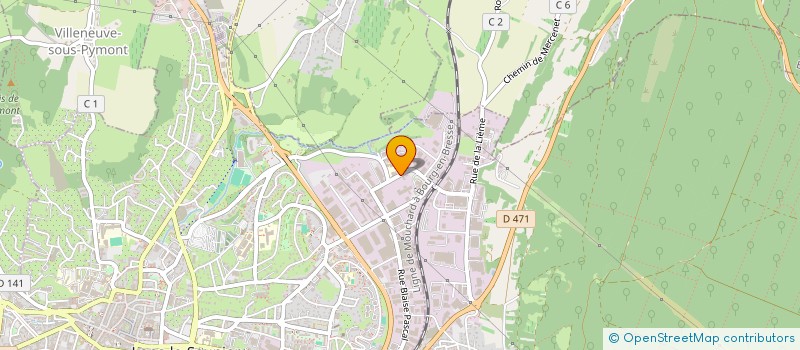 localisation de l'entreprise TECHNOSEAT à LONS-LE-SAUNIER