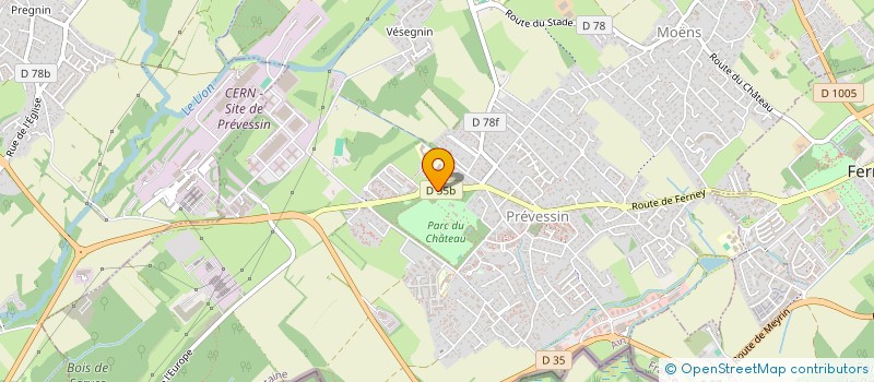 localisation de l'entreprise TECHNOSERT FRANCE à PREVESSIN-MOENS