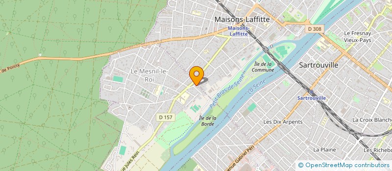 localisation de l'entreprise TECHNOSOLS BATIMENT à LE MESNIL-LE-ROI