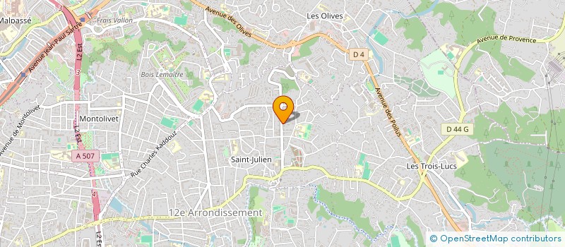 localisation de l'entreprise TECHNOV à MARSEILLE