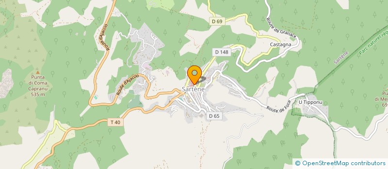 localisation de l'entreprise TECHNOVALOR CORSE à SARTENE