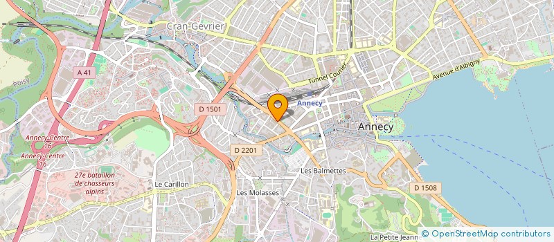 localisation de l'entreprise TECHNOVIES-SPORTS  ANNECY