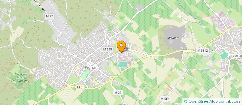 localisation de l'entreprise TECHNOWASH  PIGNAN