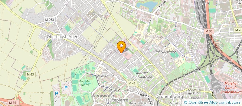 localisation de l'entreprise TECHNOWATT  OBERHAUSBERGEN