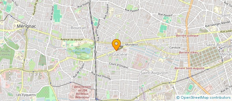 localisation de l'entreprise TECHNOWEST LOGEMENT JEUNES  MERIGNAC