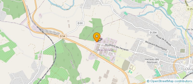 localisation de l'entreprise TECHNY HOME  LE MUY