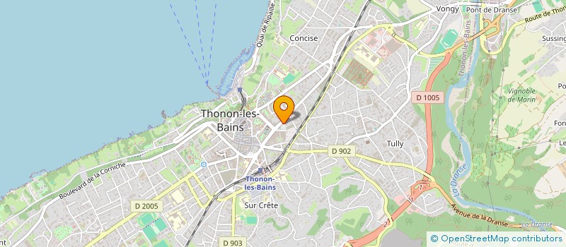 localisation de l'entreprise TECHNYCYCLES à THONON-LES-BAINS