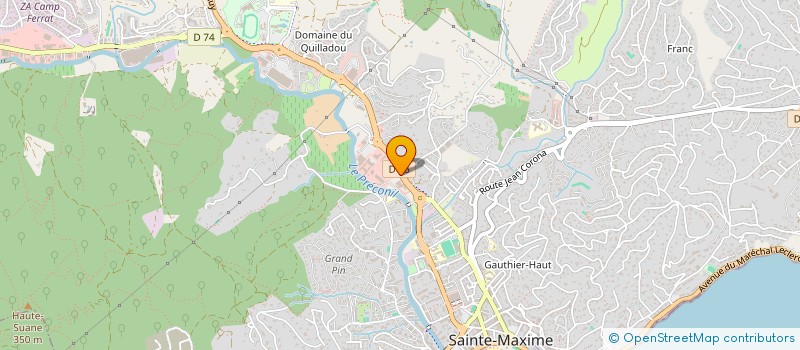 localisation de l'entreprise TECHNYS PACA à SAINTE-MAXIME