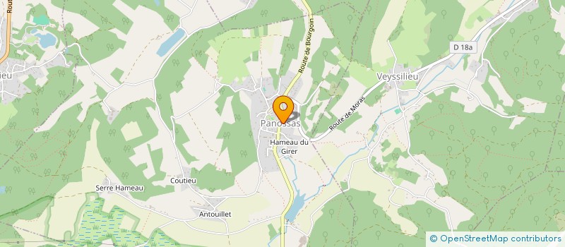 localisation de l'entreprise TECHO-FROID-MEDICAL  VILLEMOIRIEU