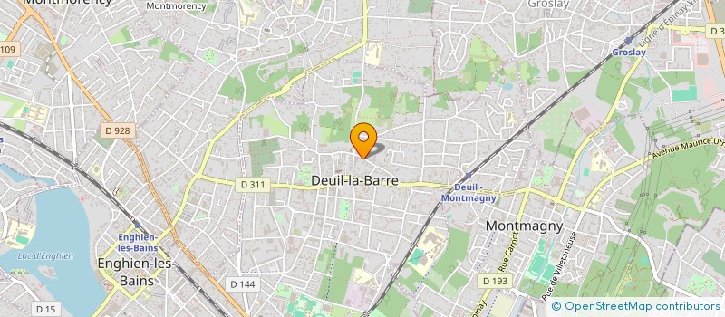 localisation de l'entreprise TECHOUVAT YAELLE AGENCY  DEUIL-LA-BARRE