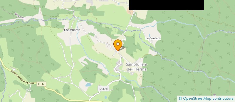 localisation de l'entreprise TECHPART  SAINT-JULIEN-DE-L'HERMS