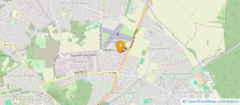 localisation de l'entreprise TECHPATRIMOINE  CHELLES