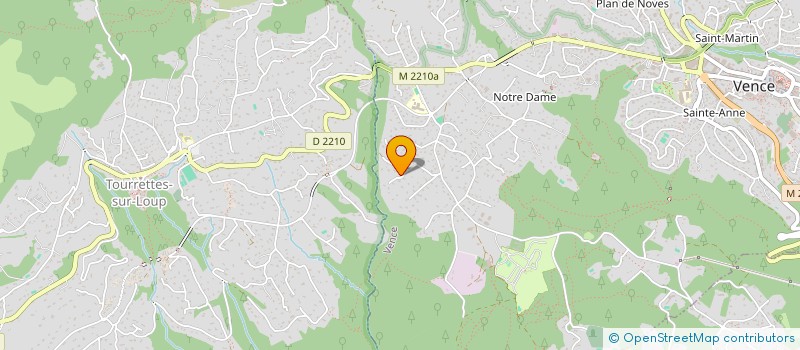 localisation de l'entreprise TECHPERF à VENCE