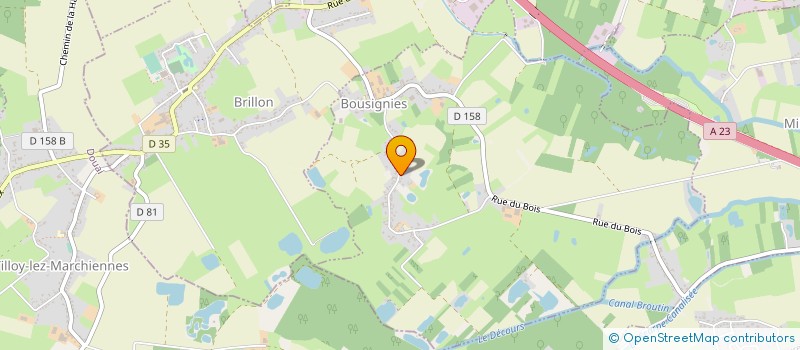 localisation de l'entreprise TECHPRO à BOUSIGNIES