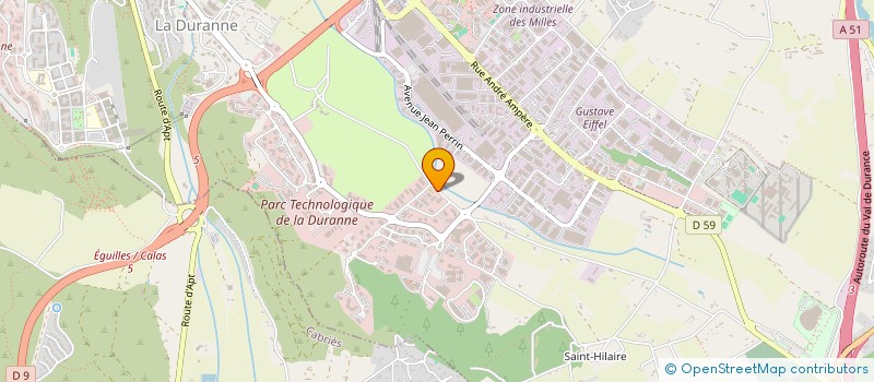 localisation de l'entreprise TECHPRO à AIX-EN-PROVENCE