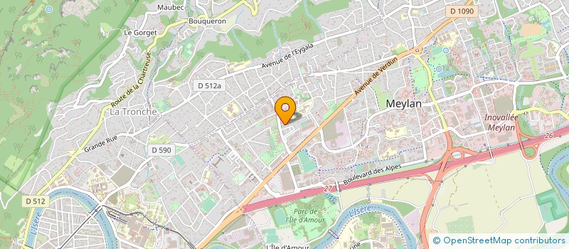 localisation de l'entreprise TECHPRO GROUPE SERVICES à MEYLAN