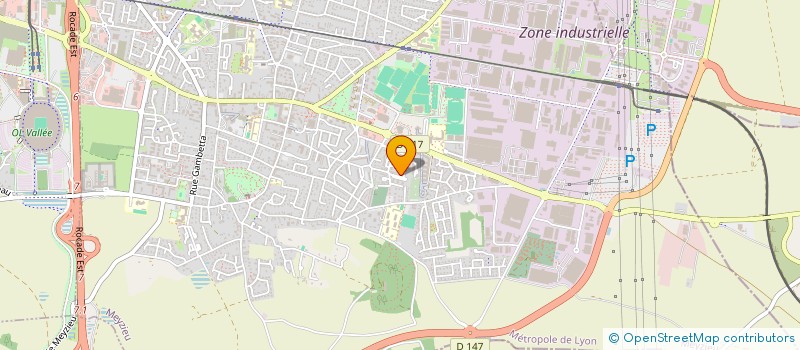 localisation de l'entreprise TECHREP GROUP  MEYZIEU