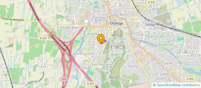 localisation de l'entreprise TECHSAN à AVIGNON