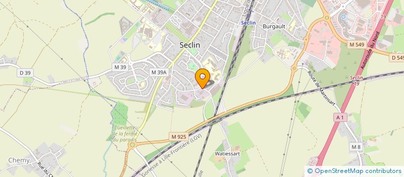 localisation de l'entreprise TECHSARE  BOUSBECQUE