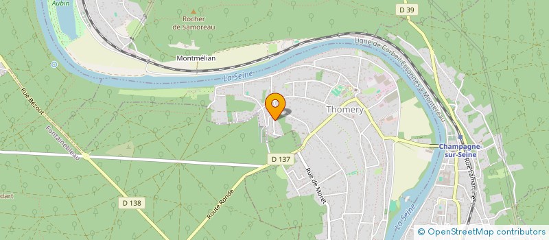 localisation de l'entreprise TECHSIS IMMO  THOMERY