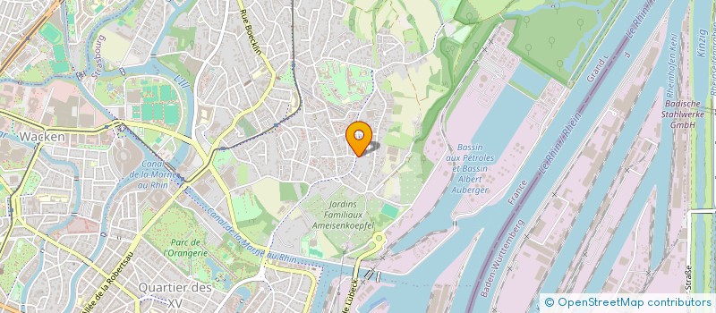 localisation de l'entreprise TECHSPARES à STRASBOURG