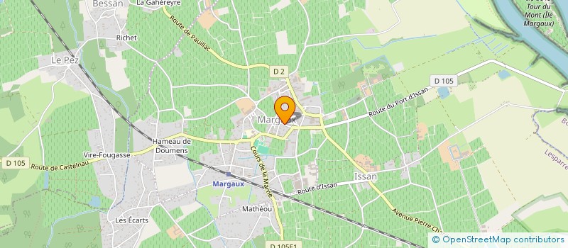 localisation de l'entreprise TECHSPIKE  MARGAUX-CANTENAC