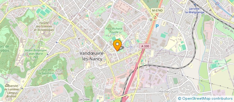 localisation de l'entreprise TECHTACK  VANDUVRE-LES-NANCY