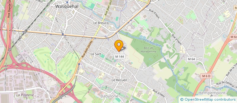 localisation de l'entreprise TECHTALIT à VILLENEUVE-D'ASCQ