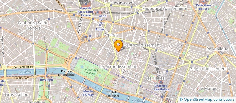 localisation de l'entreprise TECHTEAM à PARIS
