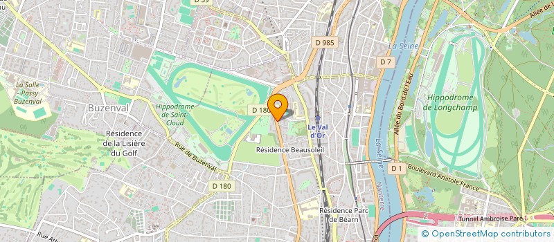 localisation de l'entreprise TECHTERRACES à SAINT-CLOUD