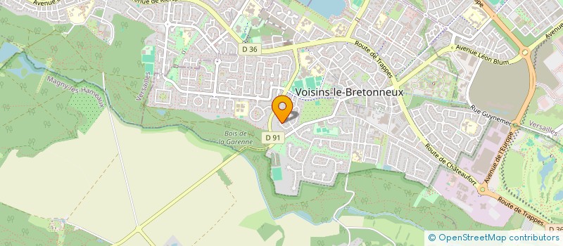 localisation de l'entreprise TECHTOMED à VOISINS-LE-BRETONNEUX