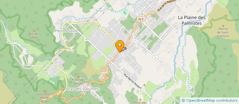 localisation de l'entreprise TECHTONIK  LA PLAINE-DES-PALMISTES