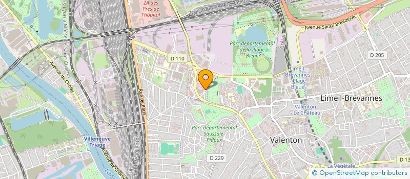 localisation de l'entreprise TECHTRIUM à VALENTON