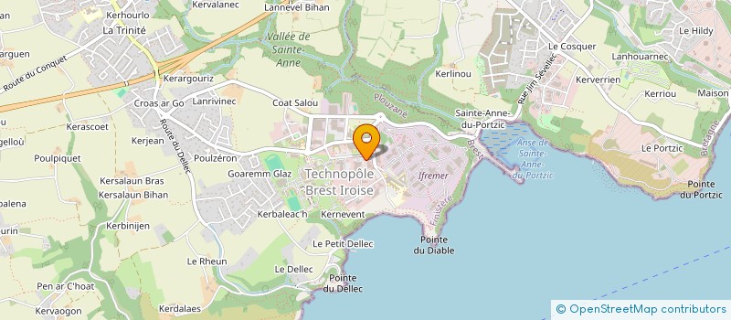 localisation de l'entreprise TECHWAVE MANUFACTURING à PLOUZANE