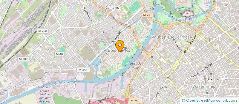 localisation de l'entreprise TECHWISE à LILLE