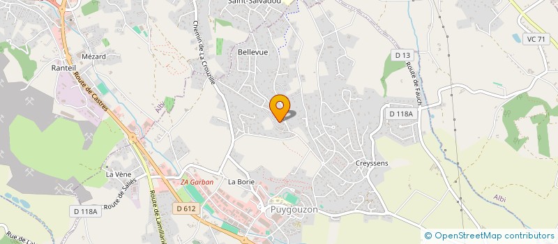 localisation de l'entreprise TECHWOOD SOLAR à PUYGOUZON