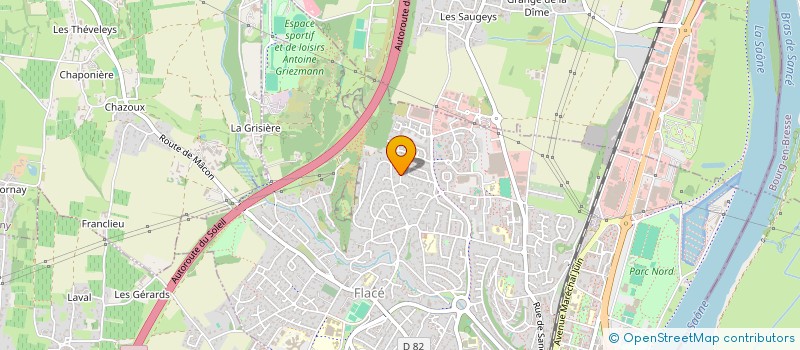 localisation de l'entreprise TECHYCARDIE  MACON