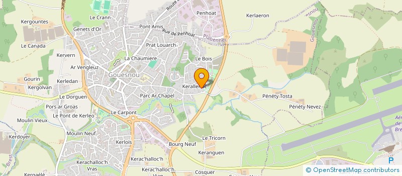 localisation de l'entreprise TECHYGIENAIR  GOUESNOU