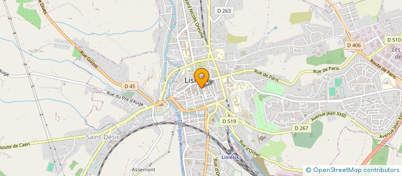 localisation de l'entreprise TECK à LISIEUX