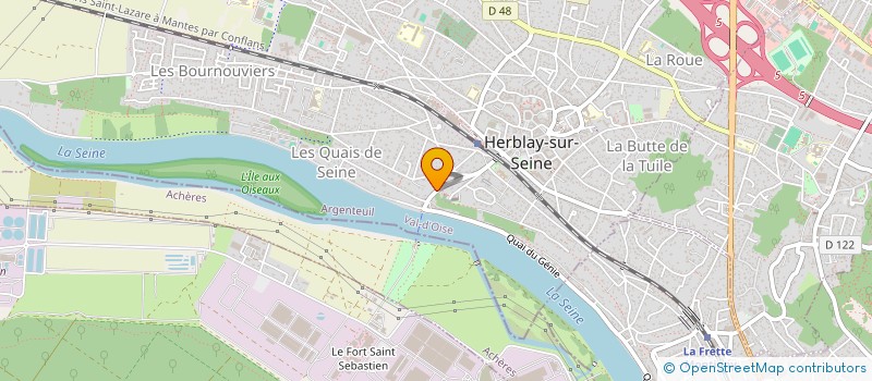 localisation de l'entreprise TECK TIME  HERBLAY-SUR-SEINE